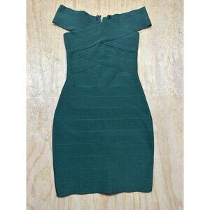 Olga & Maya Bodycon Bandaid Christmas Dress Sz S